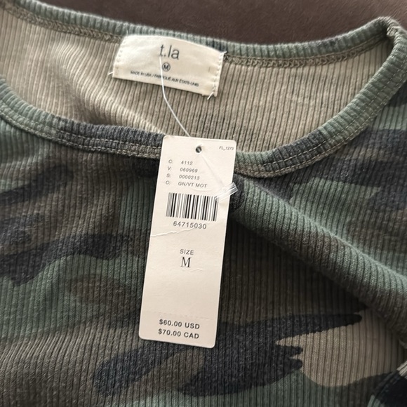 Anthropologie T.la Green top - Picture 3 of 3